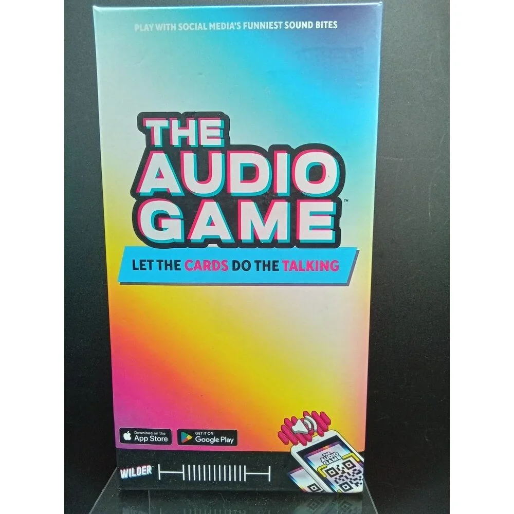 The Audio Game  Social Medias Funniest Sound Bites  450 Cards  For Ages 17+  By